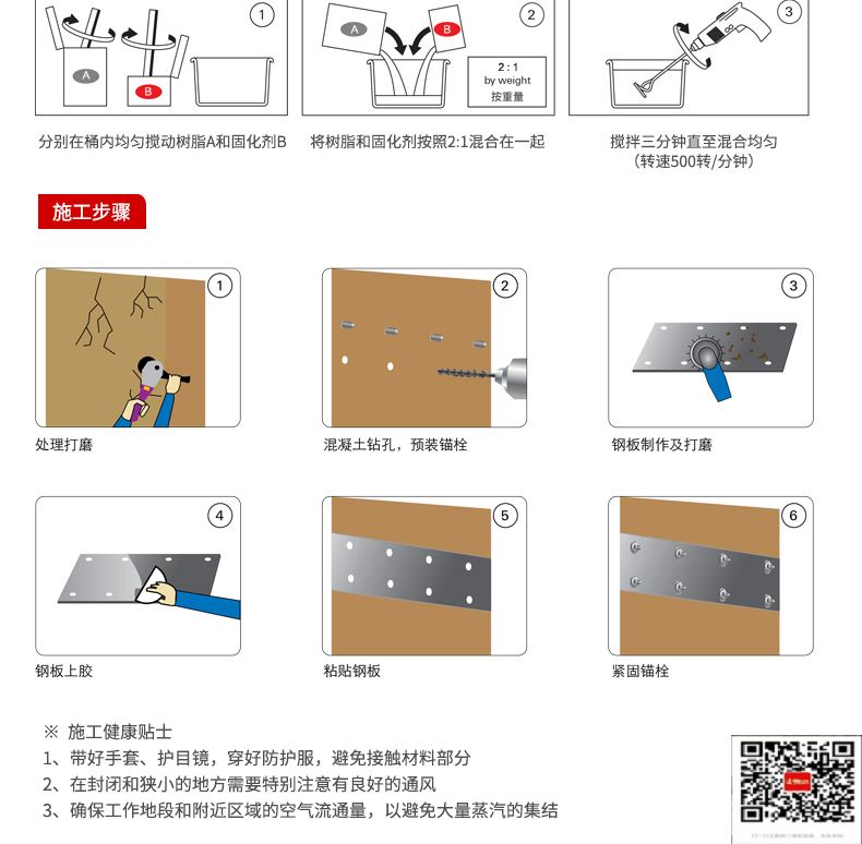 包钢瀍河回族粘钢加固施工过程